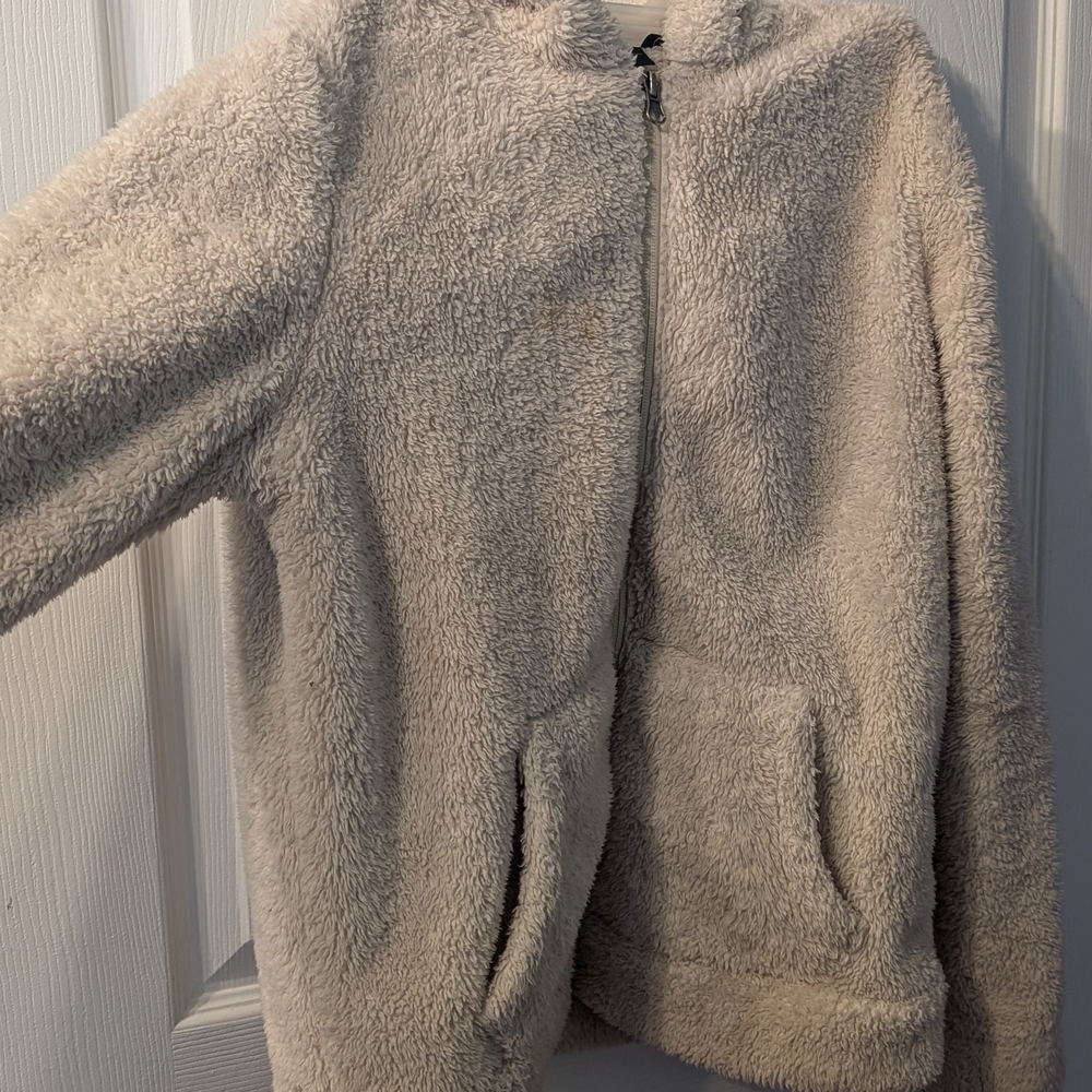 Cozy Cream Fleece Jacket